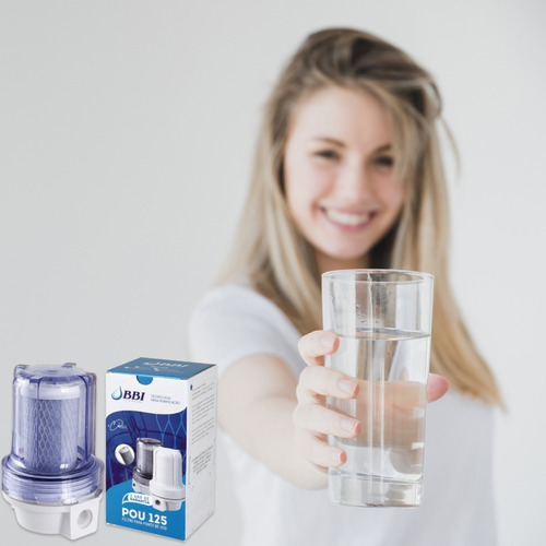Kit Filtro Torneira Gourmet Embutir Pia Carvão Ativado Bbi Cor Transparente