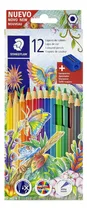 Comprar Pinturitas Staedtler 12 Lapices Colores Escolares +sacapunta