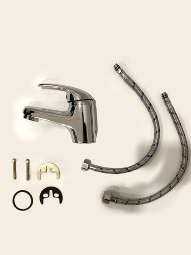 Grifería Monocomando Baño Lavatorio Canilla Premium Cromo Gx