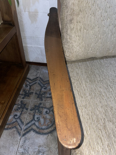 Par De Sillones Antiguos Escandinavos Marrón Liso (Usado)