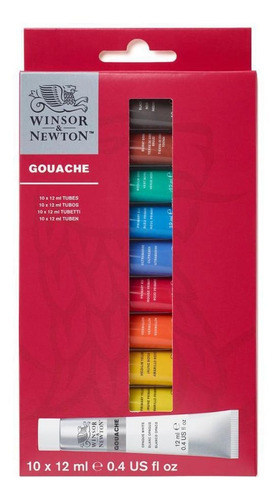 Tinta Guache Winsor & Newton 10 Cores 12ml