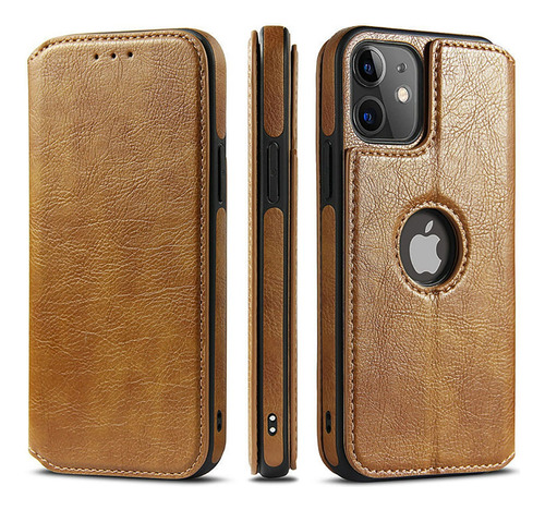 Funda Case De Cuero Para iPhone 11, 12, 13, 14, Pro, Pro Max