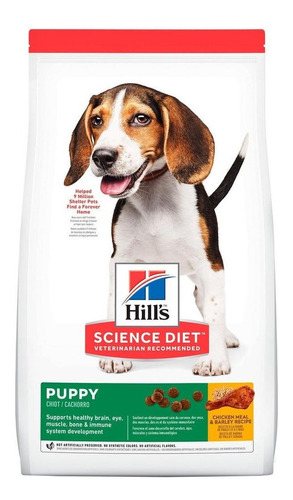 Alimento Hill's Science Diet Comida Para Perro Hill's Science Diet Puppy para perro cachorro de raza mini, pequeña y mediana sabor pollo en bolsa de 30lb