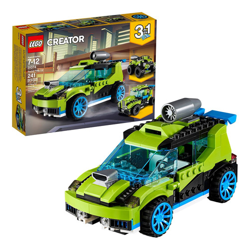 Figuras Para Armar Lego Creator 3in1 Rocket Rally Car 3 Fgr