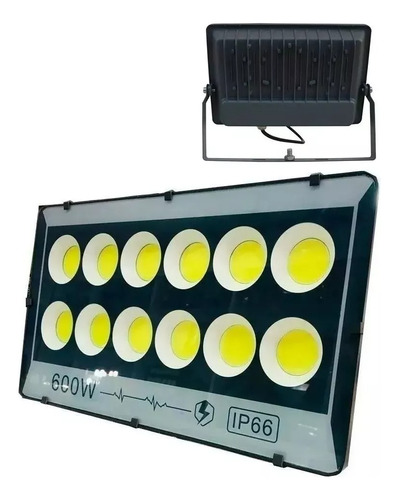 Reflector Led 600w Alta Potencia Y Bajo Consumo Impermeable