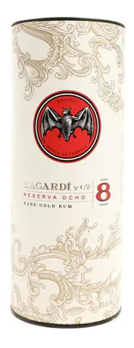 Caja De 12 Ron Bacardi Reserva 8 Años 750 Ml