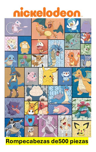 Rompecabezas Pokemon 1000 Piezas Edicion Coleccionable