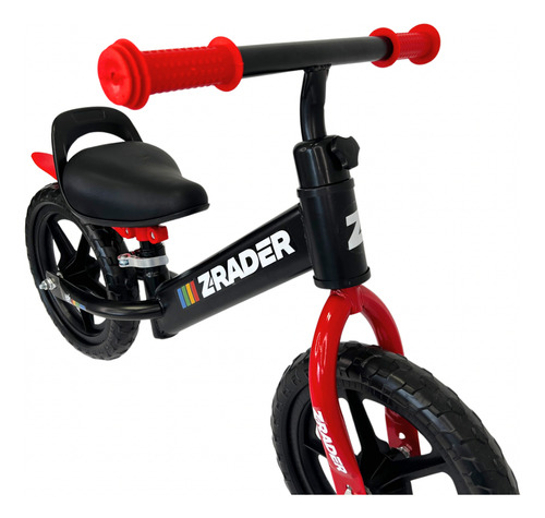 Bicicleta Equilíbrio Infantil Aro 12' Preta Z-rader Kids