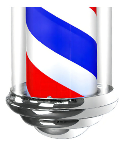 Peluquería Shop Sign Light Rotating Energy Saving Barber Color 40cm Red Blue White Forma De La Base As Described Tipo De Respaldo As Described