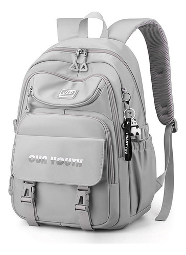 Mochila Impermeable De Gran Capacidad For Estudiantes De Mo