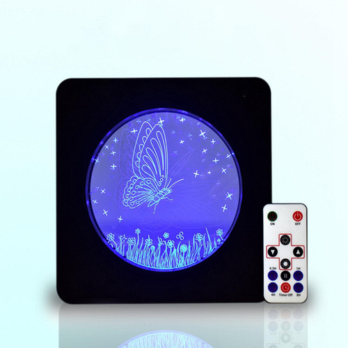 Luz De Noche 3d Lámpara De Ilusión Led Luces De Escritorio