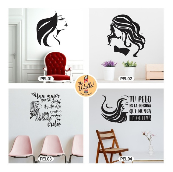 Vinilos Dibujos Para Paredes De Peluqueria | MercadoLibre ???? Vinilos Dibujos Para Paredes De Peluqueria | MercadoLibre ????