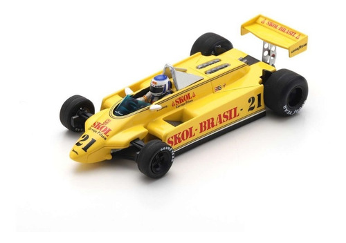 Miniatura Fittipaldi F8 #21 F1 Copersucar 1980 - 1/43 Spark