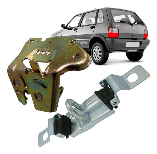 Kit Fechadura Batente Porta Malas Fiat Uno 2004 2005 2006