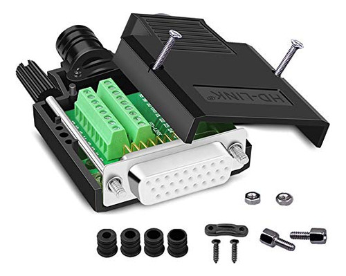 Conector De Conexión Ambest Db26, Serie Rs232 D-sub Sin Sold
