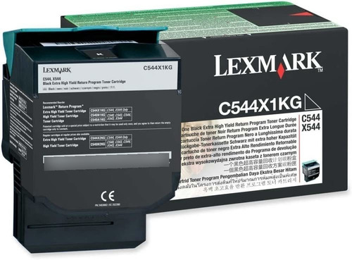 Lexc544x1kg - C544x1kg Toner De Rendimiento Extra Alto