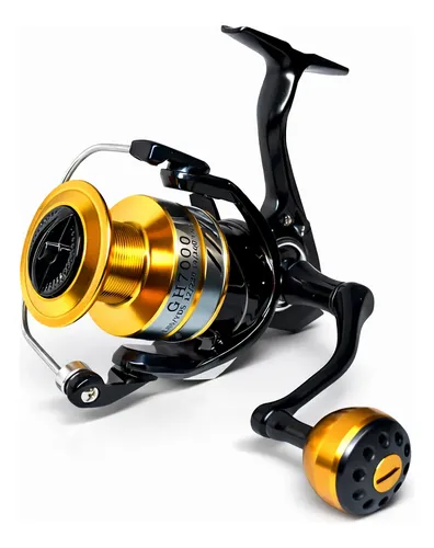Molinete De Pesca Pesada Gh 7000 - 13 Rolamentos Drag:22kg
