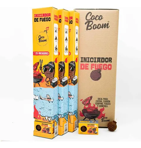 comprar Iniciador De Fuego Carbon Leña Cocoboom, 12 Despachadores