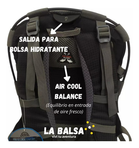 Imagen 8 de 10 de Mochila Doite Tarpan (38 Litros) - (proab)