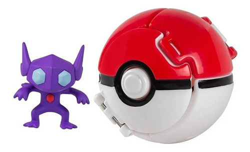 Pokemon Pokebola Articulada Joga E Abre - Sableye - Sunny