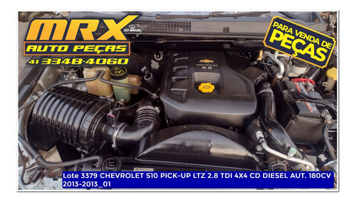 Sucata Chev S10 Pick-up 2.8 Diesel Aut 180cv 2013 Pecas