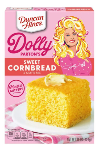 Dolly Partons Duncan Hines 454g Sweet Cornbread