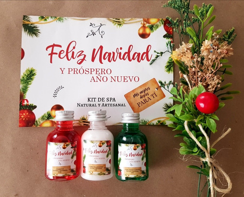 50 Kits De Spa Regalo Navidad