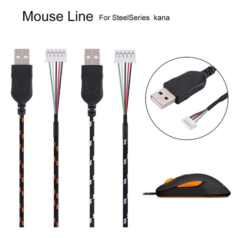 Richer-r 2,2 Metros Metros Usb Linhas De Mousos Fie Cabo Sub