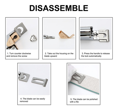Para Cortador De Bordes De Uñas Ajustable De Acero