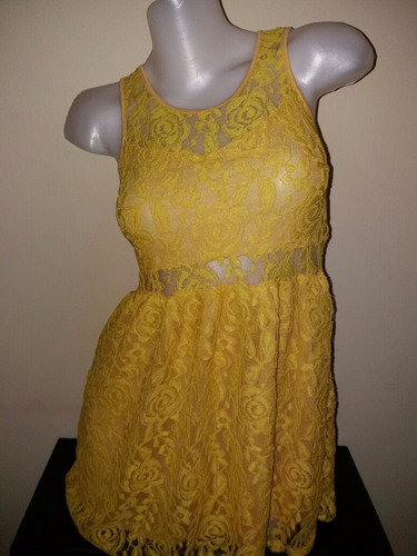 Vestido De Fiesta Con Encaje Tul Puntilla