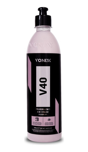 V40 Polidor 4 Em 1 Corte Refino Lustro Proteção Vonixx 500ml