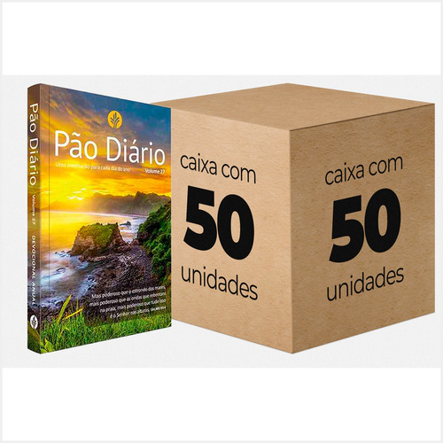 Caixa Pão Diário Vol. 27 Paisagem - 50 Unidades: Caixa Pão Diário, De Vários Cooperadores. Série Devocional, Vol. Único. Editora Publicações Pão Diário, Capa Mole, 27°edição Em Português, 2023