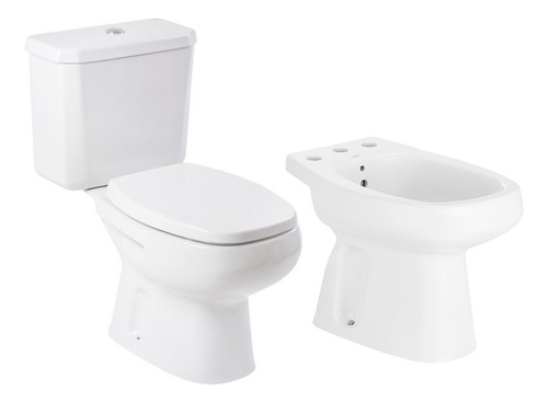 Imagen 9 de 10 de Juego Sanitarios Roca Monaco Inodoro Mochila Bidet Tap Tioso