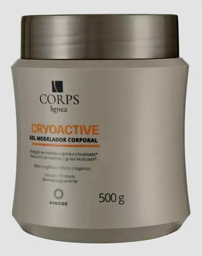 2 Piezas Gel Modelador Corporal Cryoactive Hinode Corps Fragancia Mentol
