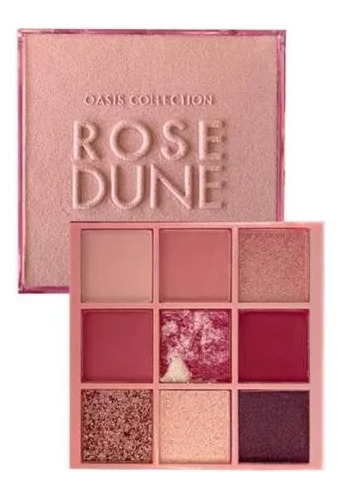 Paleta De Sombras De Ojos Rose Dune Farmasi Color de la sombra Rosa