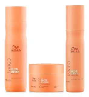 Shampoo + Mascarilla + Spray Wella Invigo Nutri Enrich