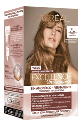 Kit Tintura Permanente Excellence Sin Amoniaco