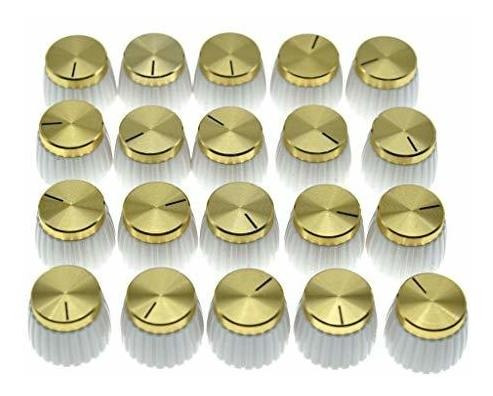 Kaish 20pcs Amplificador De Guitarra Empuje En Ajuste Botone