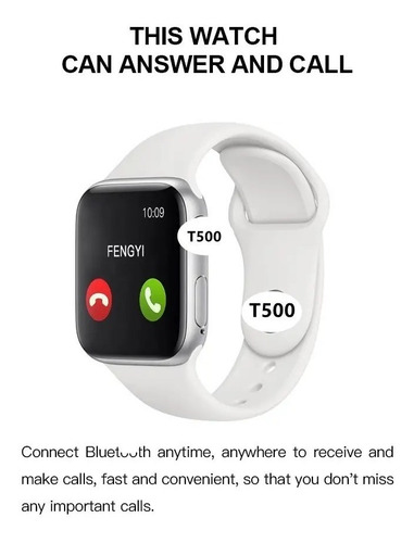 Imagen 2 de 4 de Reloj Inteligente Smartwatch T500 Bluetooth Ios Android