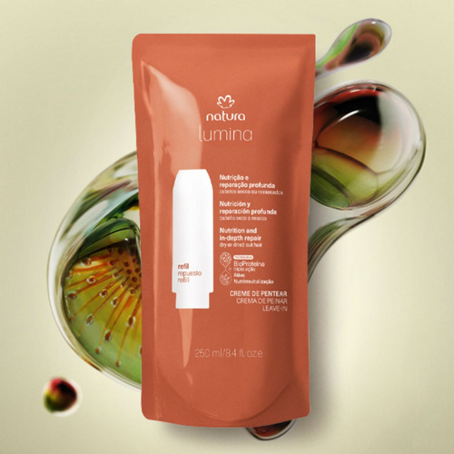 Creme Para Pentear Lumina Natura - Nutrição 300ml