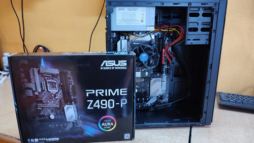 Pc Armada Hogar/oficina Asus Z490p Intel G6400 8gb 256gb