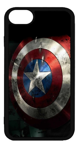 Carcasa Modelos iPhone Capitan America Escudo