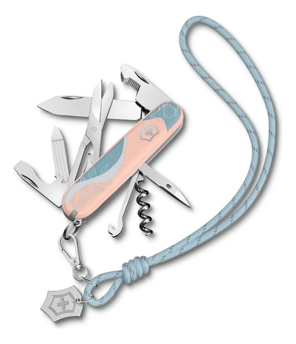 Cortapluma Victorinox Companion Estilo Ciudades + Cordon. Color Paris Style