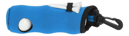 Estuche De Neopreno Para Llevar Pelotas Y Soporte Tee, Azul