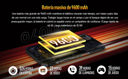 Ulefone Ulefone Armor 19 Dual Sim 256 Gb Negro 12 Gb Ram