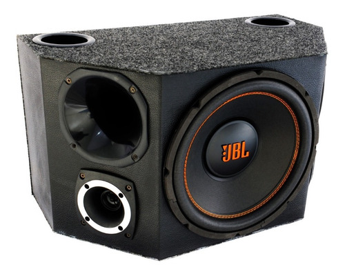 Imagem 6 de 7 de Caixa Trio Sub Jbl Completa Som Carro + Amplificador Taramps