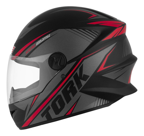 Capacete Pro Tork R8 Fechado Viseira 2.0 Mm Fosco