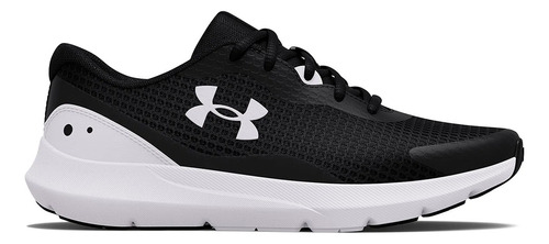 Zapatilla Under Armour Mujer Surge 3 Negro/blanco