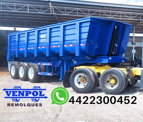 Remolque Gondola Volteo Para Materiales 30m3 Reforzada
