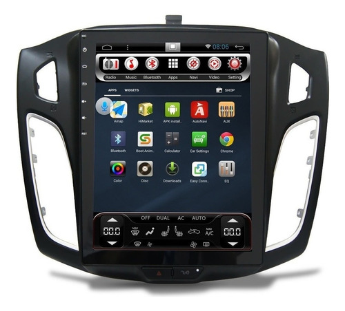 Gps Android Pantalla Tesla Ford Focus 2012-2016 Wifi Radio